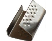 Замок металлический с внутренной пуклей (для полипропиленовой ленты) PP-19 (0,5) цинк блестящий