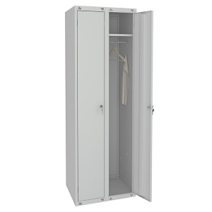 Шкаф металлический для одежды двухсекционный ШР-22-600